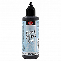 Контур для создания эффекта стекла цв.черный 82мл "Glas-Effekt" Viva 114480010 распродажа