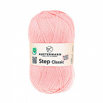 Пряжа для вязания Austermann Step Classik EXP, 100гр, 420м цв. светло-розовый 98214-1027