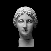 Голова Музы  гипс 10-126