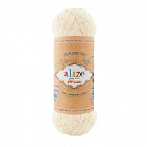 Пряжа для вязания Alize Superwash Artisan, 100гр, 420м цв. молочный SWA-1