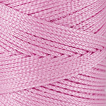 Пряжа для вязания Spagoyarn Macrame Poly полиэфирный шнур 3мм 100гр, 150м цв. розовый Mapo-74