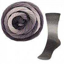 Пряжа для вязания Austermann Step Merino 6, 150гр, 400м цв. оттенки серого 90337-0101